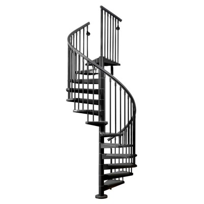 High quality external metal spiral stair hot galvanized outdoor spiral staircases